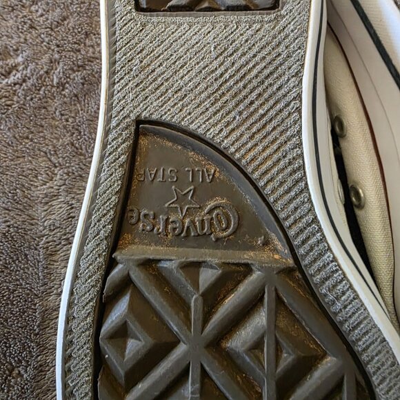 Converse Chuck Taylor All Star High Top Sneakers White Canvas Women’s 6 Men’s 4 - Picture 12 of 13